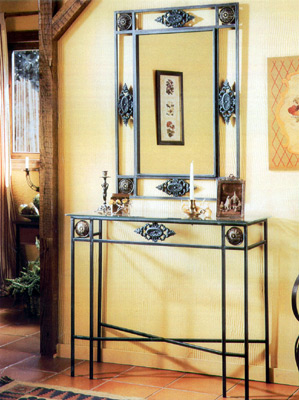 Decorar con muebles de hierro forjado :: VisitaCasas.com