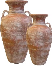 Jarrón romano de mesa