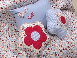 Silones y almohadones rellenados en casa