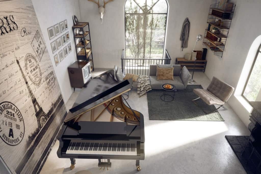 Piano como Decoración