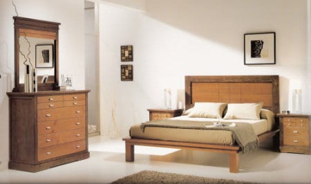 Muebles de madera para decorar el dormitorio