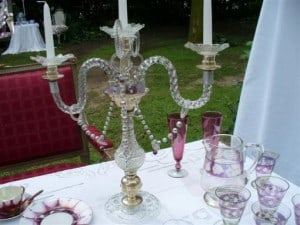 Candelabros de cristal venecianos con caireles. Candelabros de cristal venecianos con caireles.