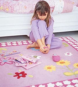 Alfombras pensadas para la habitación de los niños.