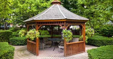 gazebo para el jardín