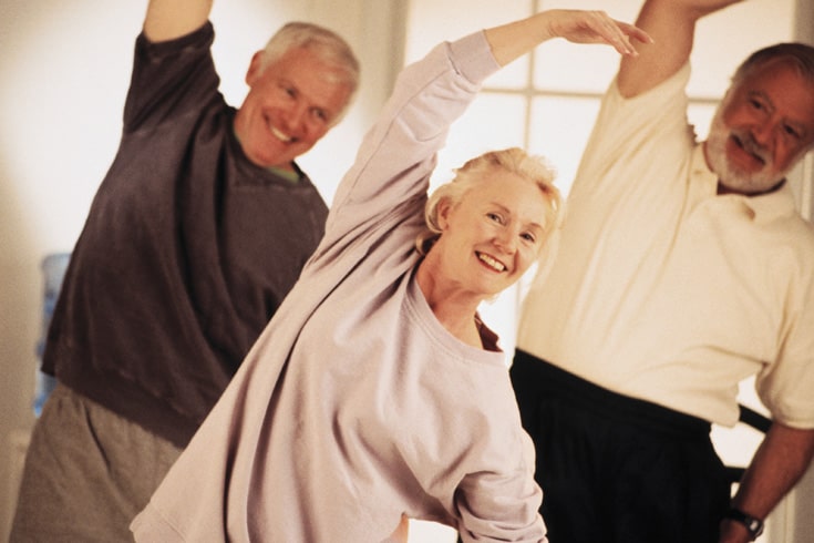 Rutina de ejercicios para ancianos