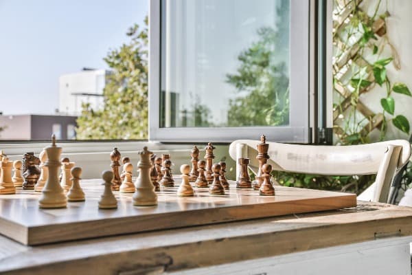 Decorando el hogar con un juego de ajedrez